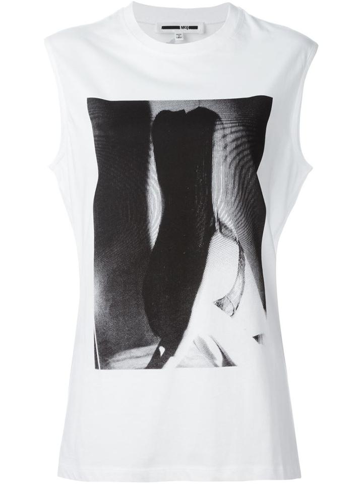 Mcq Alexander Mcqueen Digital Print Top