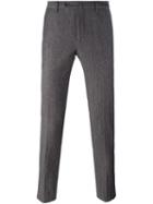 Pt01 Skinny Fit Trousers, Men's, Size: 46, Brown, Cotton/polyamide/spandex/elastane/virgin Wool