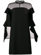 Blugirl Ruffle Trim Mini Dress - Black