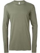 Damir Doma Exposed Seam T-shirt, Men's, Size: S, Green, Cotton