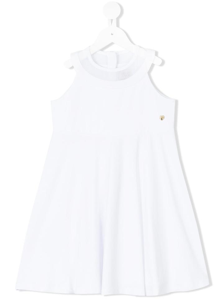 Armani Junior - Flared Dress - Kids - Cotton/polyester/spandex/elastane/modal - 4 Yrs, White