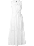 Sea Eyelet Sleeveless Dress, Women's, Size: 0, White, Cotton
