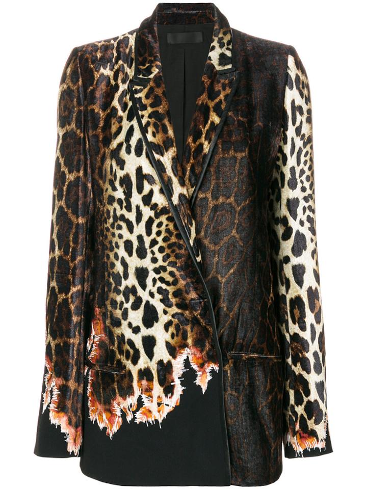 Haider Ackermann Ernest Leopard Blazer - Brown