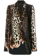 Haider Ackermann Ernest Leopard Blazer - Brown