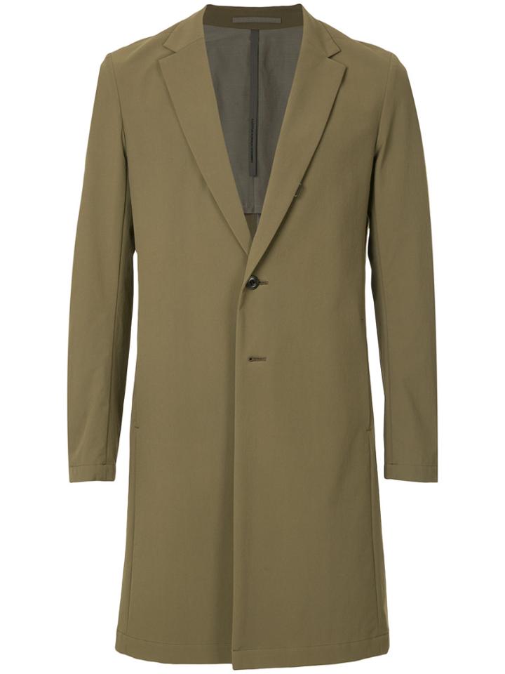 Kazuyuki Kumagai Tailored Fitted Coat - Green