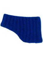 Plan C Knitted Ribbed Headwarmer - Blue
