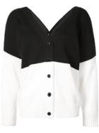 See By Chloé Colour Blocked Fastened Sweater - Black