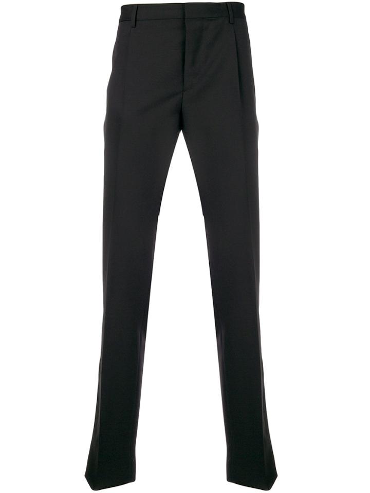 Valentino Straight-leg Tailored Trousers - Black