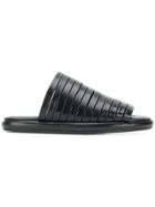 Marsèll Strap Front Sandals - Black