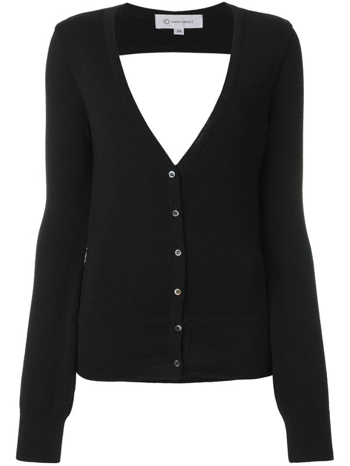 Io Ivana Omazic V-neck Cardigan - Black