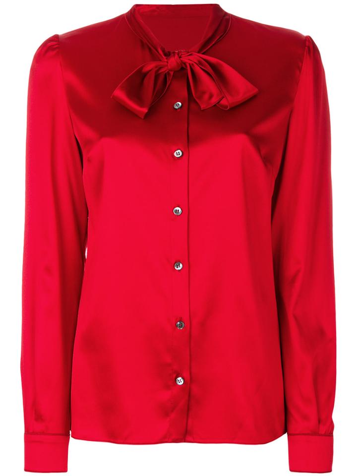 Dolce & Gabbana Soft Classic Blouse - Red