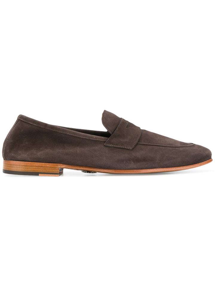 Andrea Ventura Penny Loafers - Brown