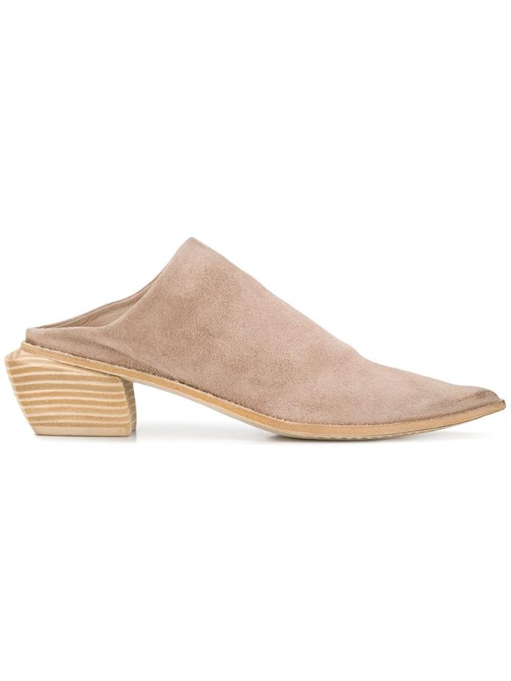 Marsèll Block Heel Mules - Neutrals