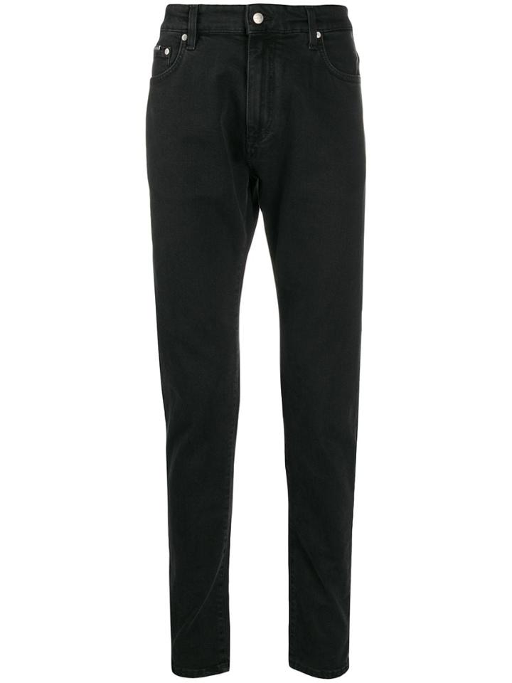 Represent High-waist Straight Leg Jeans - Black