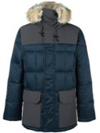 Canada Goose 'callaghan' Jacket, Men's, Size: Xl, Blue, Nylon/polyester/coyote Fur