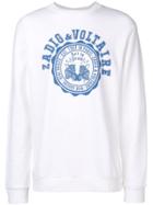 Zadig & Voltaire Logo Sweatshirt - White