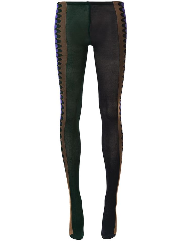 Kolor Knitted Tights - Blue