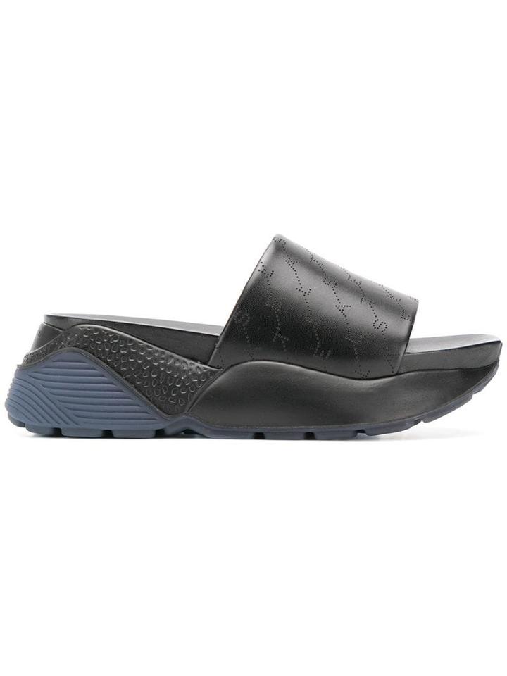Stella Mccartney Platform Slides - Black