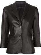 The Row Lambskin Blazer - Black
