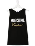 Moschino Kids Teen Moschino Couture Tank Top - Black