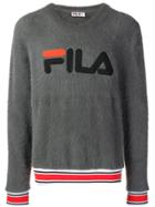 Fila Textured Logo Sweatshirt - Grey