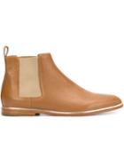 Veronique Branquinho Ankle Boots With Elasticated Side Panels, Women's, Size: 39.5, Nude/neutrals, Leather