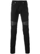 Neil Barrett Biker Style Jeans, Men's, Size: 32, Black, Cotton/spandex/elastane