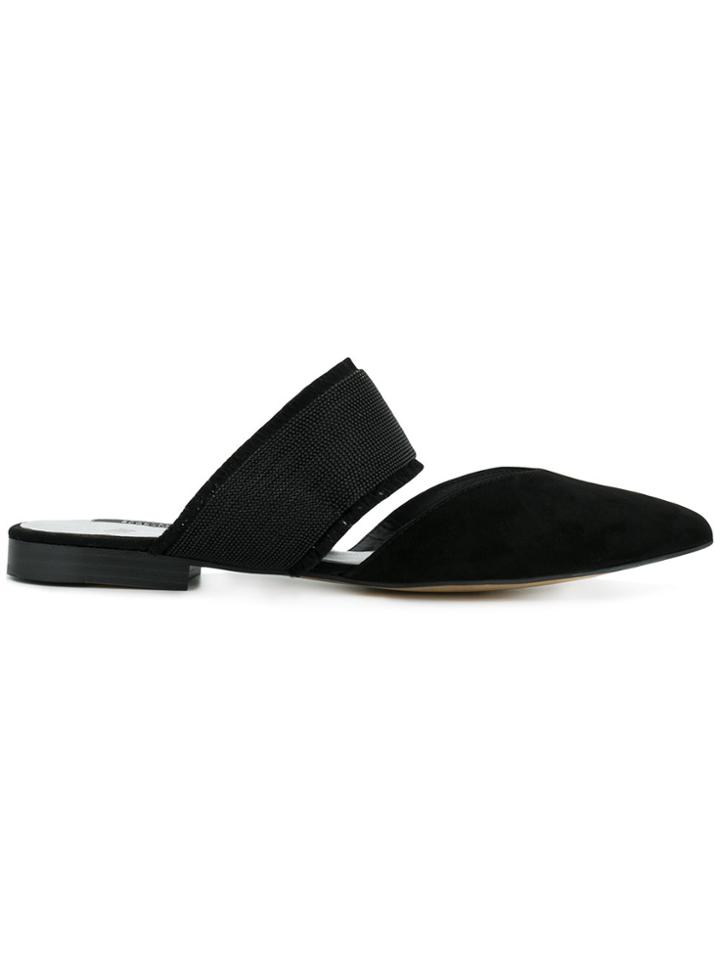 Steffen Schraut Pointed Toe Mules - Black