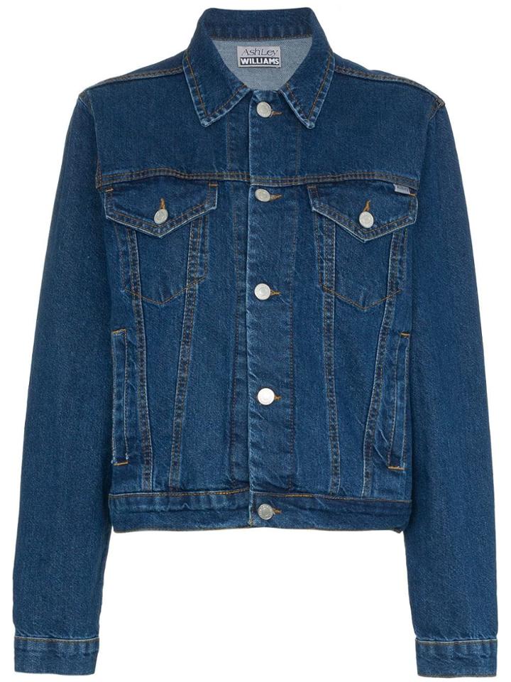 Ashley Williams Western Denim Jacket - Blue