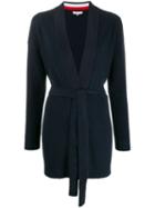 Tommy Hilfiger Belted Long Cardigan - Blue