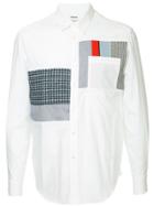 Coohem Tweed Patchwork Shirt - White