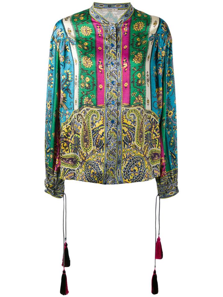Etro - Printed Blouse - Women - Silk/polyester/acetate - 42, Silk/polyester/acetate