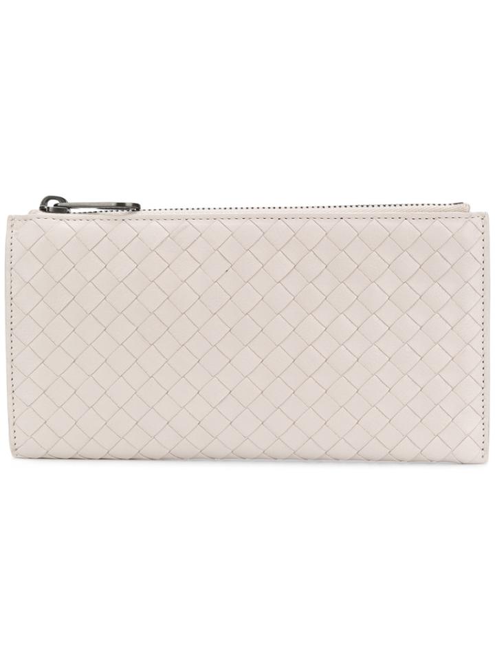 Bottega Veneta Intrecciato Wallet - Nude & Neutrals