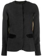 Uma Wang Round-neck Jacket - Black