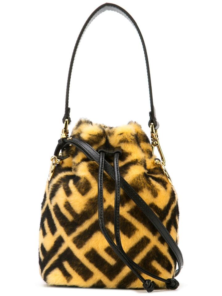 Fendi Fendi 8bs010a5e1 Yellow/black Furs & Skins->sheep Skin/shearling