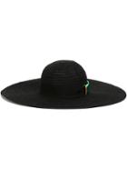 Maison Michel 'lucia' Hat, Women's, Size: Medium, Black, Straw
