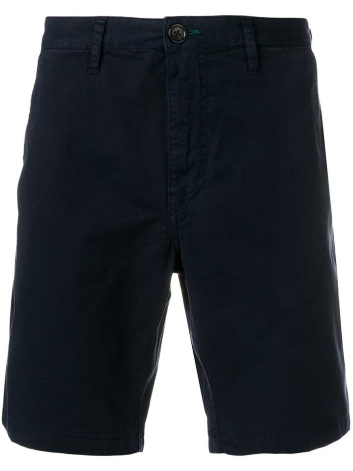 Ps Paul Smith Straight-leg Shorts - Blue