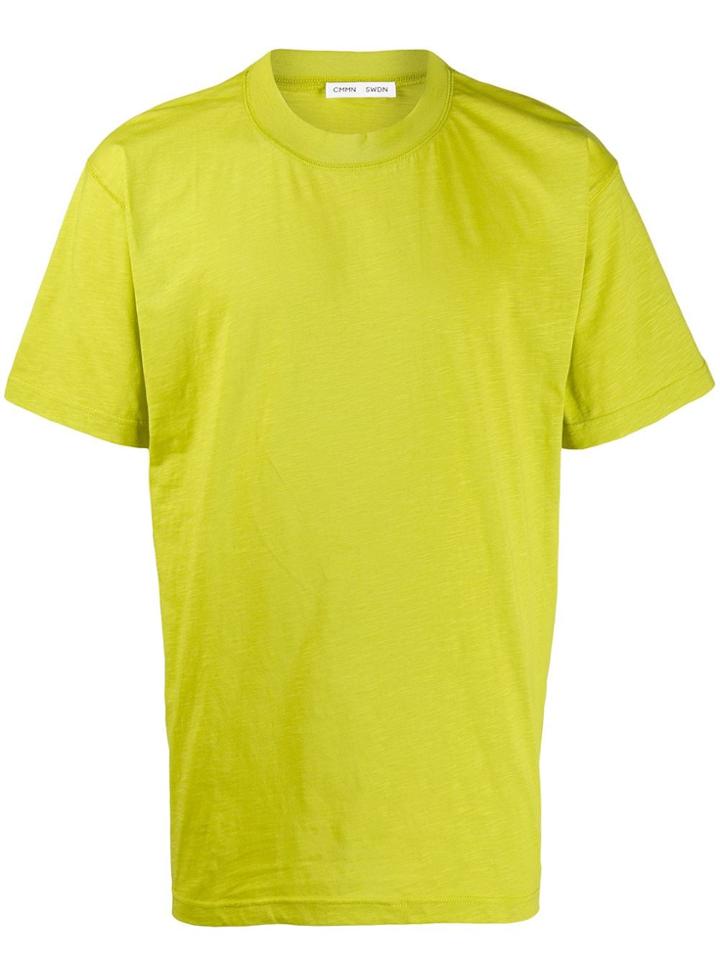 Cmmn Swdn Ridley Loose-fit T-shirt - Yellow