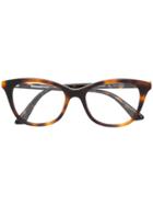 Mcq By Alexander Mcqueen Eyewear Square Glasses - Brown