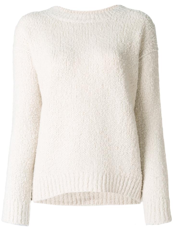 Vince Chunky Jumper - White