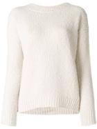 Vince Chunky Jumper - White