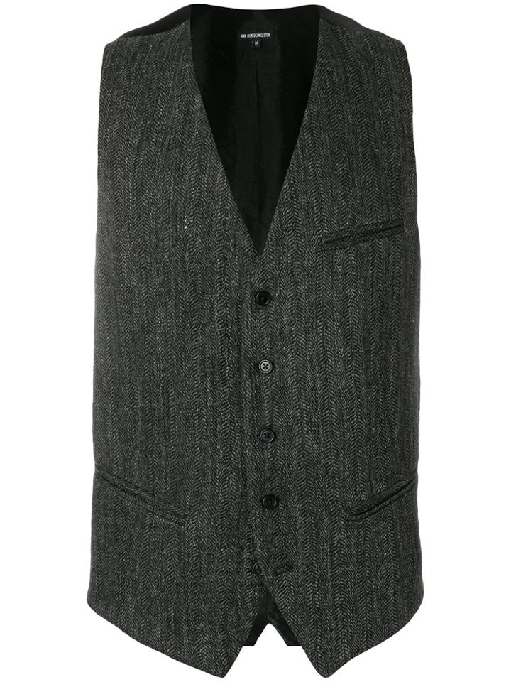 Ann Demeulemeester Classic Waistcoat - Grey