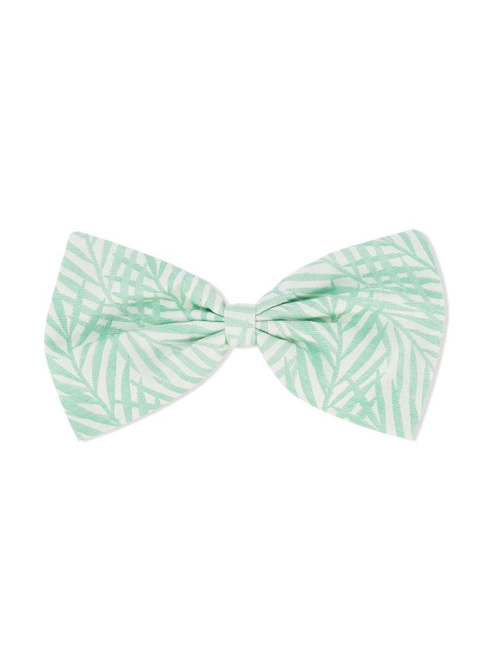Giant Bow Hairclip - Kids - Cotton/polyester - One Size, Green, Hucklebones London