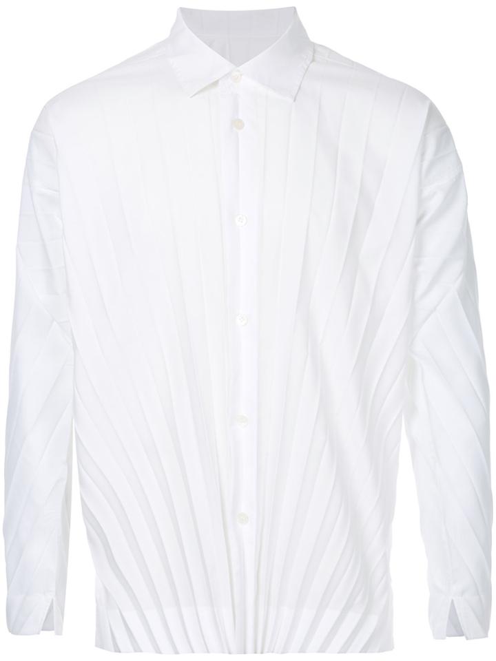 Homme Plissé Issey Miyake Pleated Shirt - White