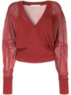 Dion Lee Interlocks Double Knitted Top - Red