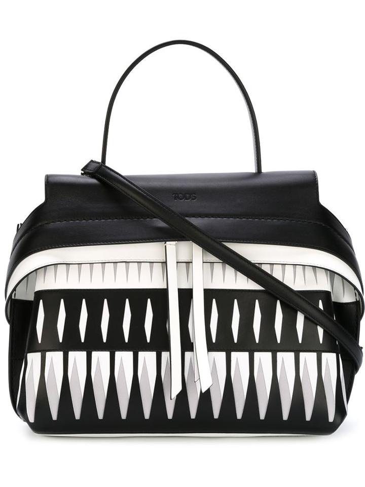 Tod's Laser Cut Detail Tote Bag