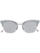 Thom Browne - Cat-eye Sunglasses - Unisex - Acetate/metal (other) - One Size, Grey, Acetate/metal (other)