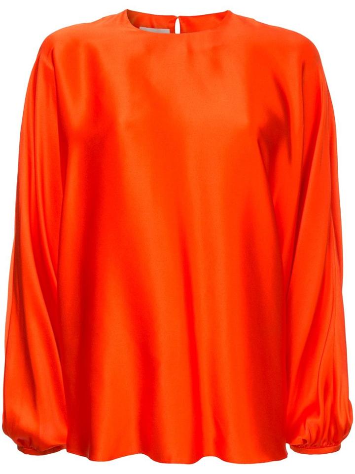 Roksanda Floaty Bell Sleeve Blouse - Red