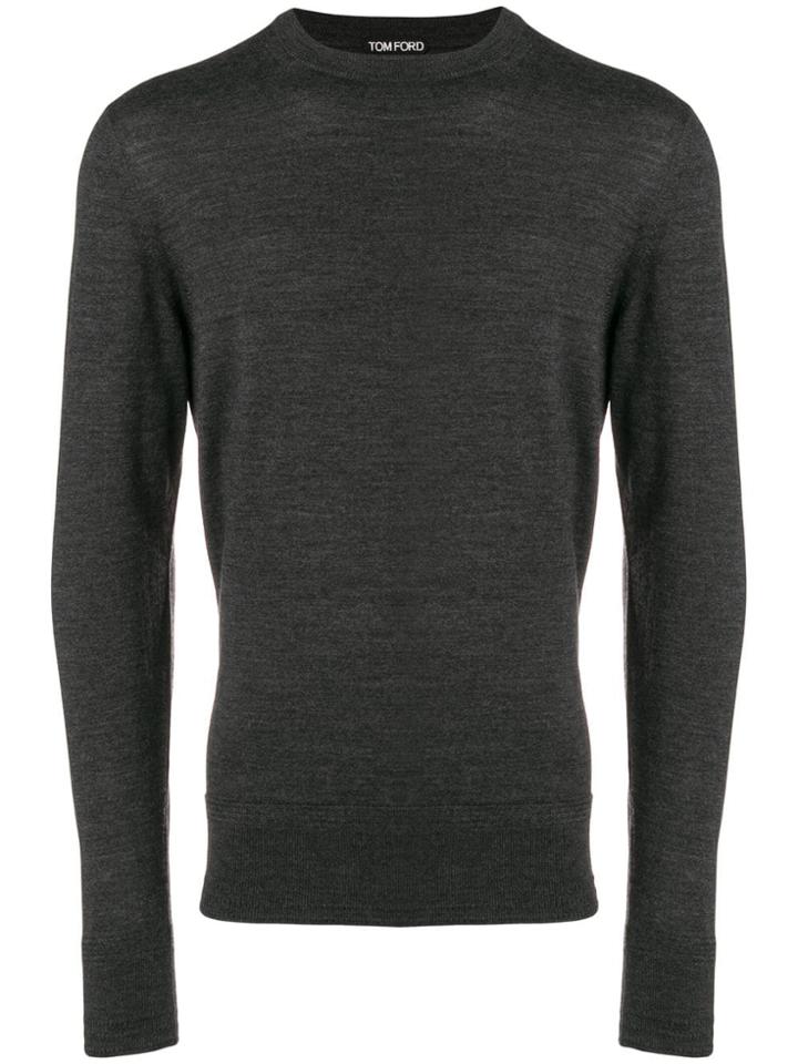 Tom Ford Fitted Jumper - Grey