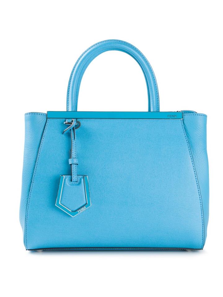 Fendi Small '2jours' Tote - Blue